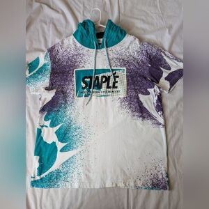 Staple Short Sleeve Hoodie Size XL Fresh Prince